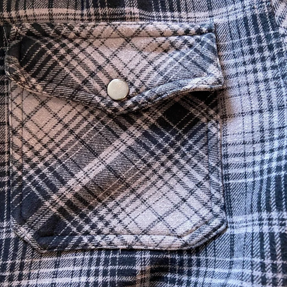 Plaid Button-Up Jacket - Picture 2 of 5